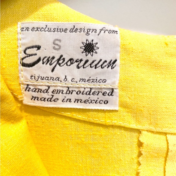 Darling Vintage 🌼🕊️ embroidered daisy dove yellow maxi dress by Emporium - Picture 14 of 14